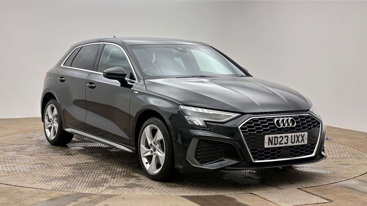 A 2023 AUDI A3 1.4 TFSIe 40 S line Sportback 5dr Petrol Plug-in Hybrid S Tronic Euro 6 (s/ A 2023 AUDI A3 1.4 TFSIe 40 S line Sportback 5dr Petrol Plug-in Hybrid S Tronic Euro 6 (s/