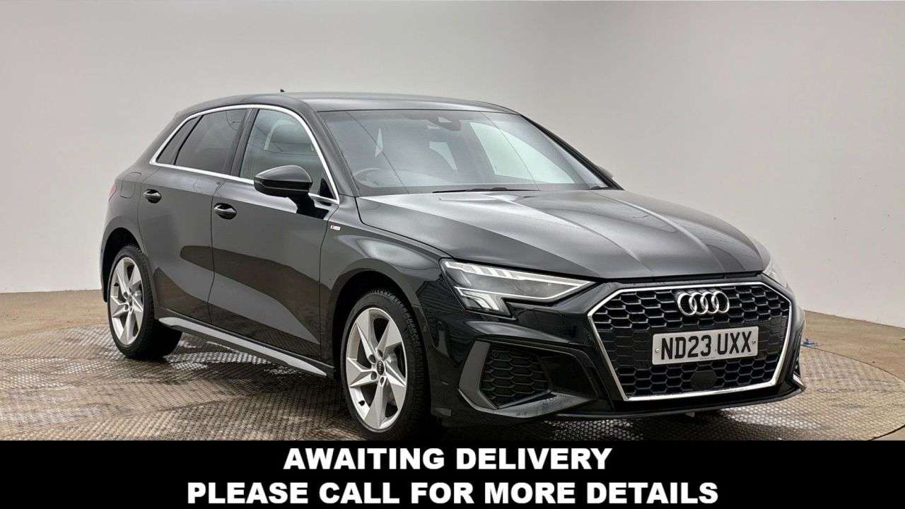 A 2023 AUDI A3 1.4 TFSIe 40 S line Sportback 5dr Petrol Plug-in Hybrid S Tronic Euro 6 (s/ A 2023 AUDI A3 1.4 TFSIe 40 S line Sportback 5dr Petrol Plug-in Hybrid S Tronic Euro 6 (s/