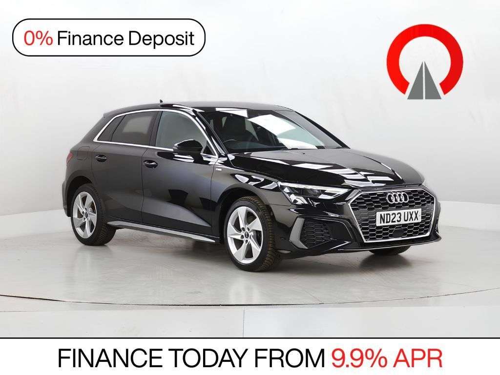 A 2023 AUDI A3 1.4 TFSIe 40 S line Sportback 5dr Petrol Plug-in Hybrid S Tronic Euro 6 (s/ A 2023 AUDI A3 1.4 TFSIe 40 S line Sportback 5dr Petrol Plug-in Hybrid S Tronic Euro 6 (s/