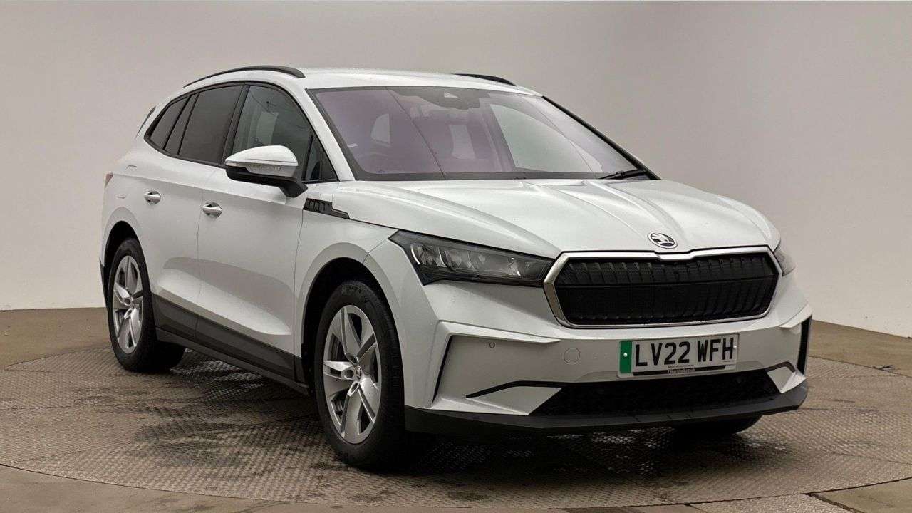 A 2022 SKODA ENYAQ iV 62kWh 60 SUV 5dr Electric Auto (DC120kW) (179 ps) A 2022 SKODA ENYAQ iV 62kWh 60 SUV 5dr Electric Auto (DC120kW) (179 ps)