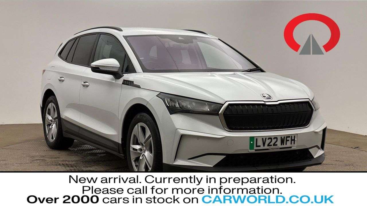A 2022 SKODA ENYAQ iV 62kWh 60 SUV 5dr Electric Auto (DC120kW) (179 ps) A 2022 SKODA ENYAQ iV 62kWh 60 SUV 5dr Electric Auto (DC120kW) (179 ps)