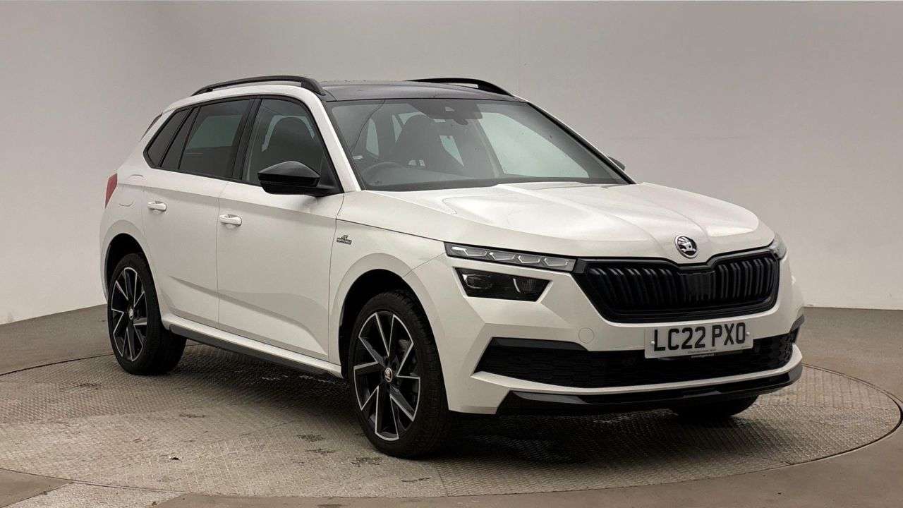 A 2022 SKODA KAMIQ 1.0 TSI Monte Carlo SUV 5dr Petrol DSG Euro 6 (s/s) (110 ps) A 2022 SKODA KAMIQ 1.0 TSI Monte Carlo SUV 5dr Petrol DSG Euro 6 (s/s) (110 ps)