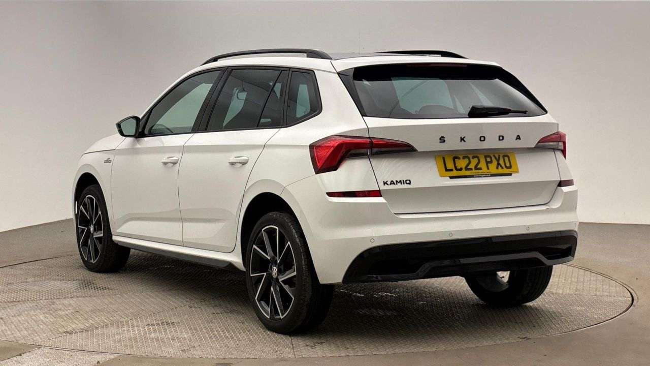 A 2022 SKODA KAMIQ 1.0 TSI Monte Carlo SUV 5dr Petrol DSG Euro 6 (s/s) (110 ps) A 2022 SKODA KAMIQ 1.0 TSI Monte Carlo SUV 5dr Petrol DSG Euro 6 (s/s) (110 ps)