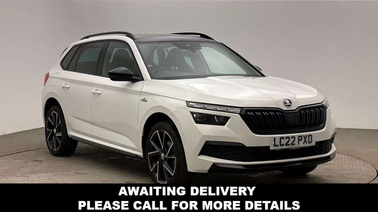 A 2022 SKODA KAMIQ 1.0 TSI Monte Carlo SUV 5dr Petrol DSG Euro 6 (s/s) (110 ps) A 2022 SKODA KAMIQ 1.0 TSI Monte Carlo SUV 5dr Petrol DSG Euro 6 (s/s) (110 ps)