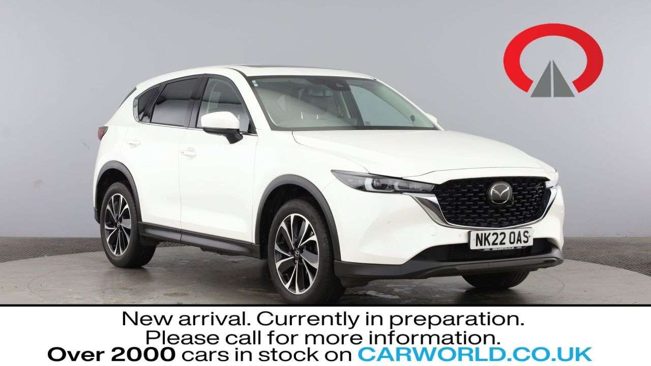 A 2022 MAZDA CX-5 2.2 SKYACTIV-D Sport SUV 5dr Diesel Manual Euro 6 (s/s) (184 ps) A 2022 MAZDA CX-5 2.2 SKYACTIV-D Sport SUV 5dr Diesel Manual Euro 6 (s/s) (184 ps)