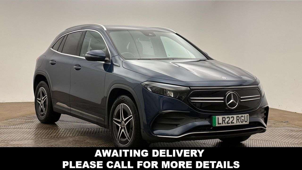 A 2022 MERCEDES-BENZ EQA EQA 250 66.5kWh AMG Line SUV 5dr Electric Auto (190 ps) A 2022 MERCEDES-BENZ EQA EQA 250 66.5kWh AMG Line SUV 5dr Electric Auto (190 ps)