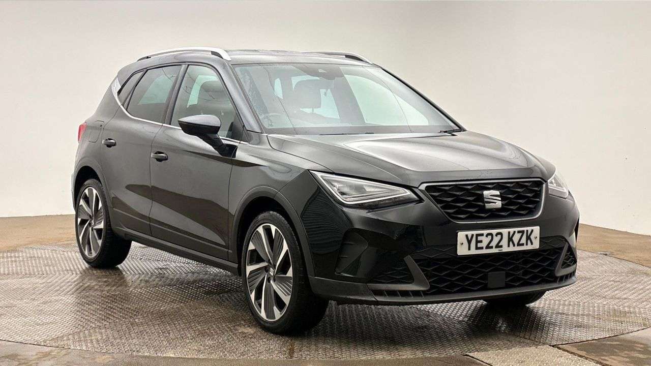 A 2022 SEAT ARONA 1.0 TSI FR Sport SUV 5dr Petrol DSG Euro 6 (s/s) (110 ps) A 2022 SEAT ARONA 1.0 TSI FR Sport SUV 5dr Petrol DSG Euro 6 (s/s) (110 ps)