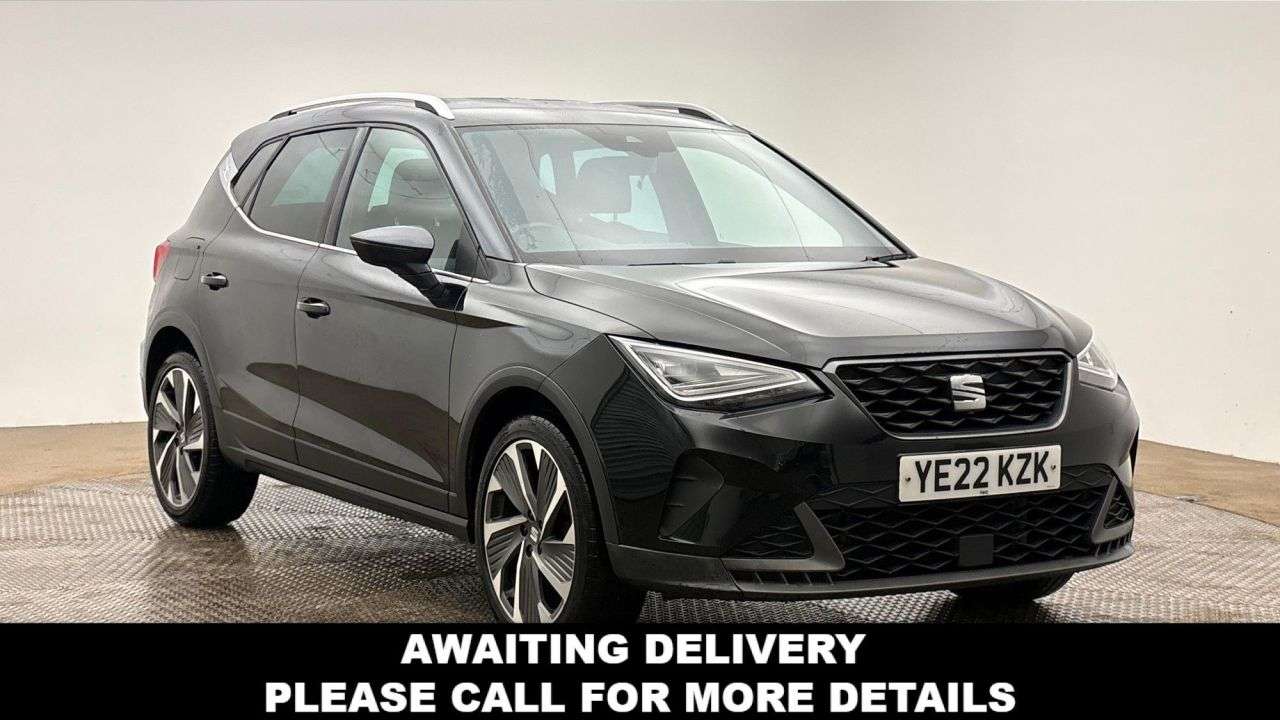 A 2022 SEAT ARONA 1.0 TSI FR Sport SUV 5dr Petrol DSG Euro 6 (s/s) (110 ps) A 2022 SEAT ARONA 1.0 TSI FR Sport SUV 5dr Petrol DSG Euro 6 (s/s) (110 ps)