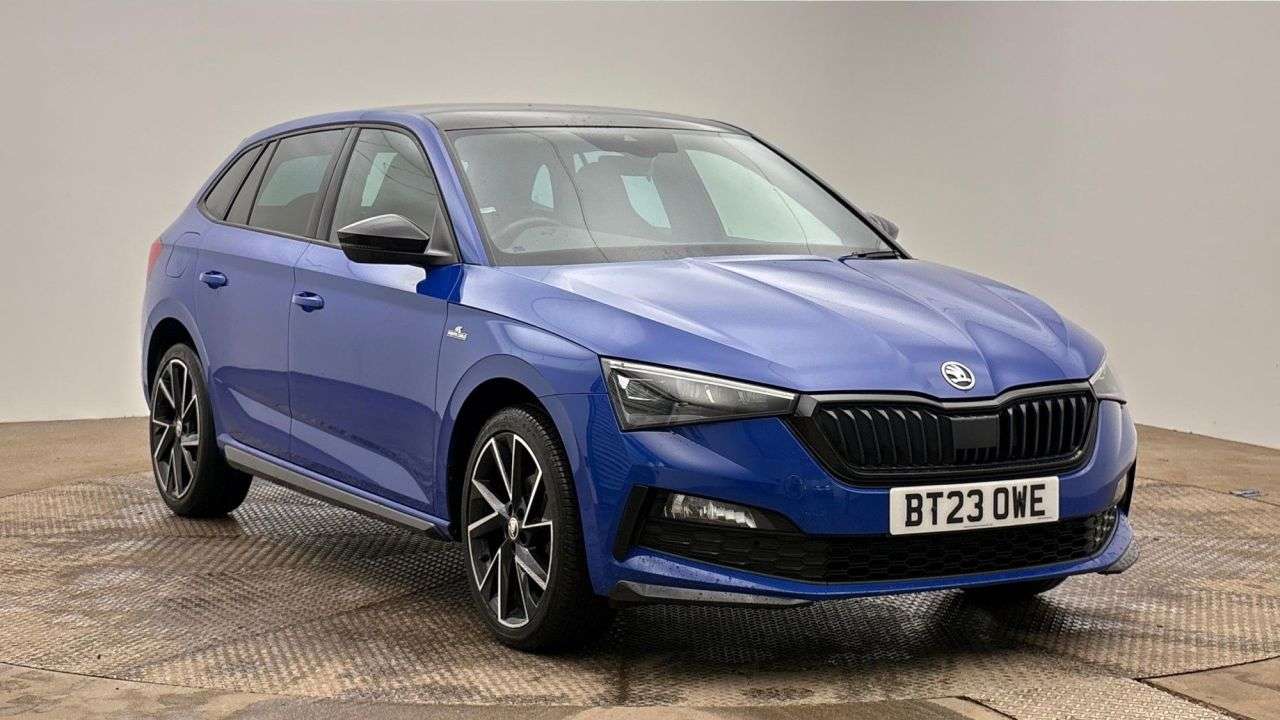 A 2023 SKODA SCALA 1.0 TSI Monte Carlo Hatchback 5dr Petrol Manual Euro 6 (s/s) (110 ps) A 2023 SKODA SCALA 1.0 TSI Monte Carlo Hatchback 5dr Petrol Manual Euro 6 (s/s) (110 ps)