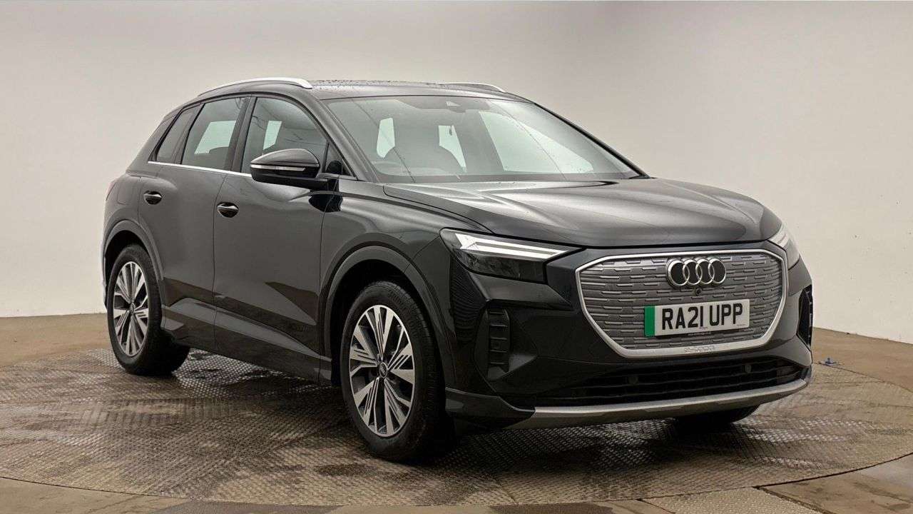 A 2021 AUDI Q4 E-TRON 40 Sport SUV 5dr Electric Auto 82kWh (204 ps) A 2021 AUDI Q4 E-TRON 40 Sport SUV 5dr Electric Auto 82kWh (204 ps)