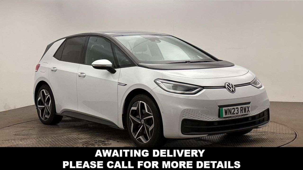 A 2023 VOLKSWAGEN ID3 Pro 58kWh Family Hatchback 5dr Electric Auto (145 ps) A 2023 VOLKSWAGEN ID3 Pro 58kWh Family Hatchback 5dr Electric Auto (145 ps)
