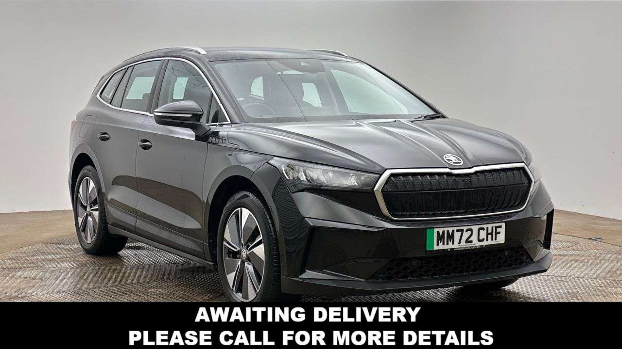 A 2022 SKODA ENYAQ iV 62kWh 60 SUV 5dr Electric Auto (DC120kW) (179 ps) A 2022 SKODA ENYAQ iV 62kWh 60 SUV 5dr Electric Auto (DC120kW) (179 ps)