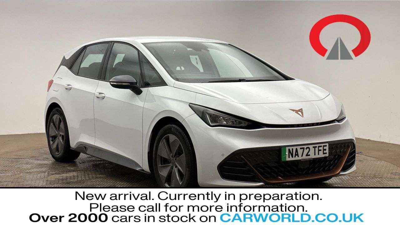 A 2022 CUPRA BORN 58kWh V1 Hatchback 5dr Electric Auto (204 ps) A 2022 CUPRA BORN 58kWh V1 Hatchback 5dr Electric Auto (204 ps)