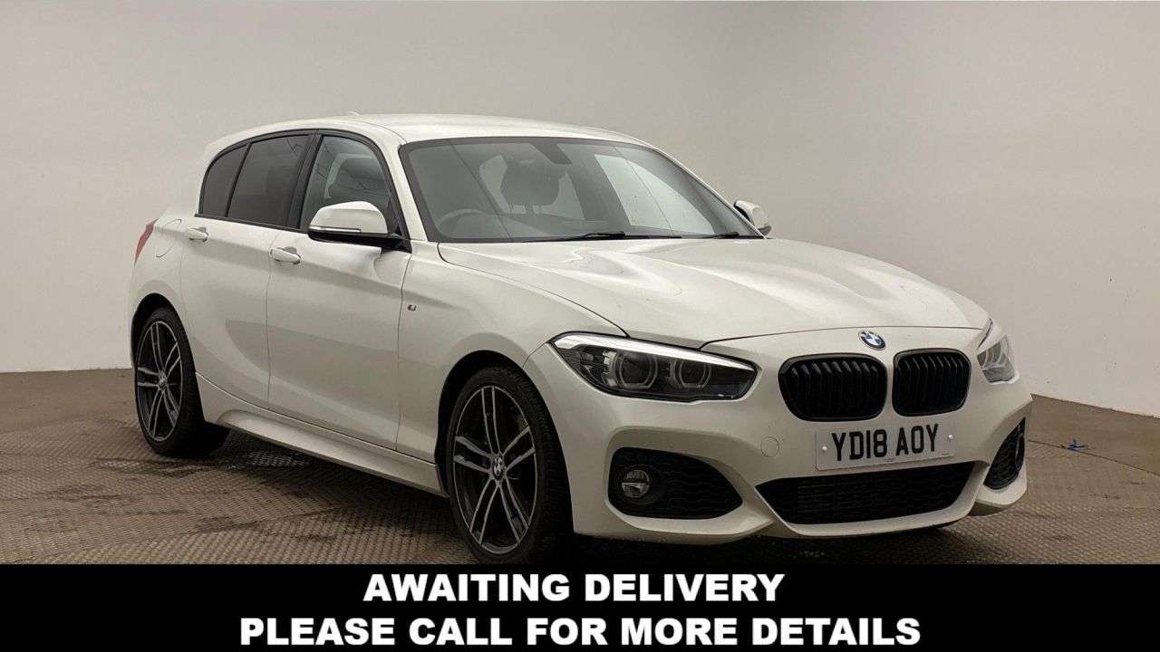 A 2018 BMW 1 SERIES 1.5 118i M Sport Shadow Edition Hatchback 5dr Petrol Auto Euro 6 (s/s) (136 A 2018 BMW 1 SERIES 1.5 118i M Sport Shadow Edition Hatchback 5dr Petrol Auto Euro 6 (s/s) (136