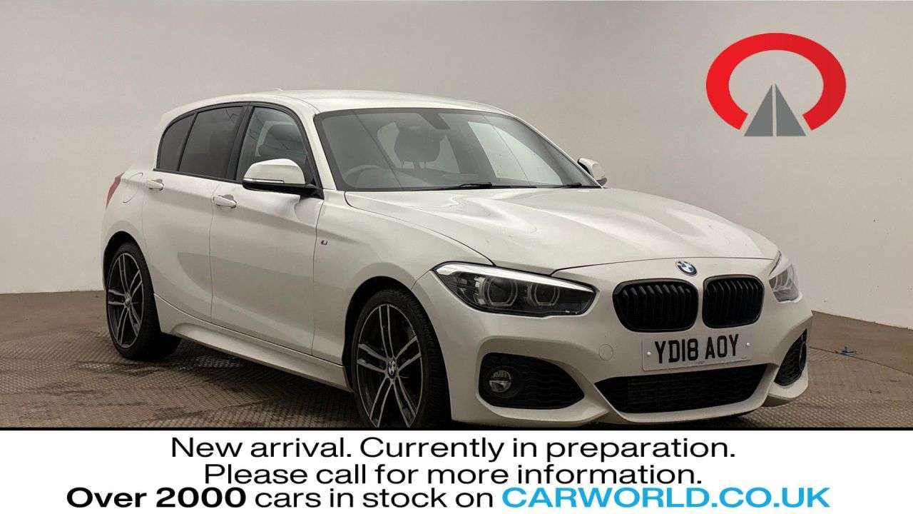 A 2018 BMW 1 SERIES 1.5 118i M Sport Shadow Edition Hatchback 5dr Petrol Auto Euro 6 (s/s) (136 A 2018 BMW 1 SERIES 1.5 118i M Sport Shadow Edition Hatchback 5dr Petrol Auto Euro 6 (s/s) (136