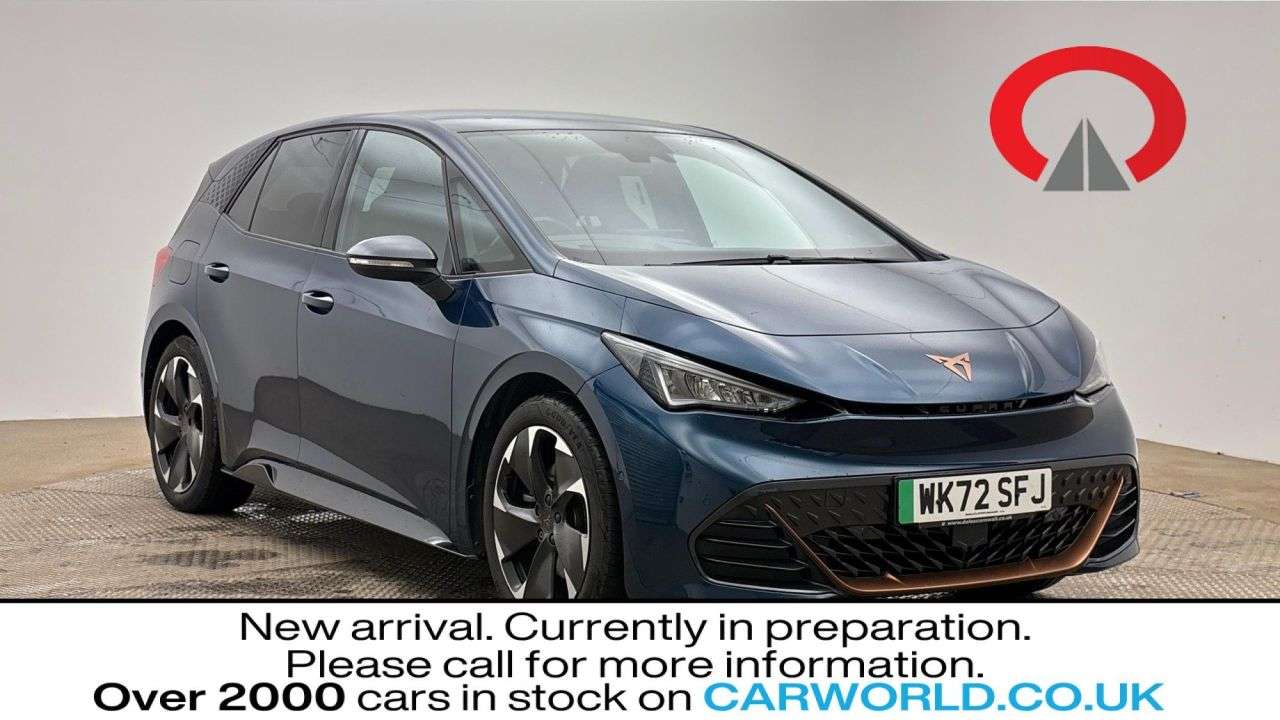 A 2022 CUPRA BORN 58kWh V2 Hatchback 5dr Electric Auto (204 ps) A 2022 CUPRA BORN 58kWh V2 Hatchback 5dr Electric Auto (204 ps)