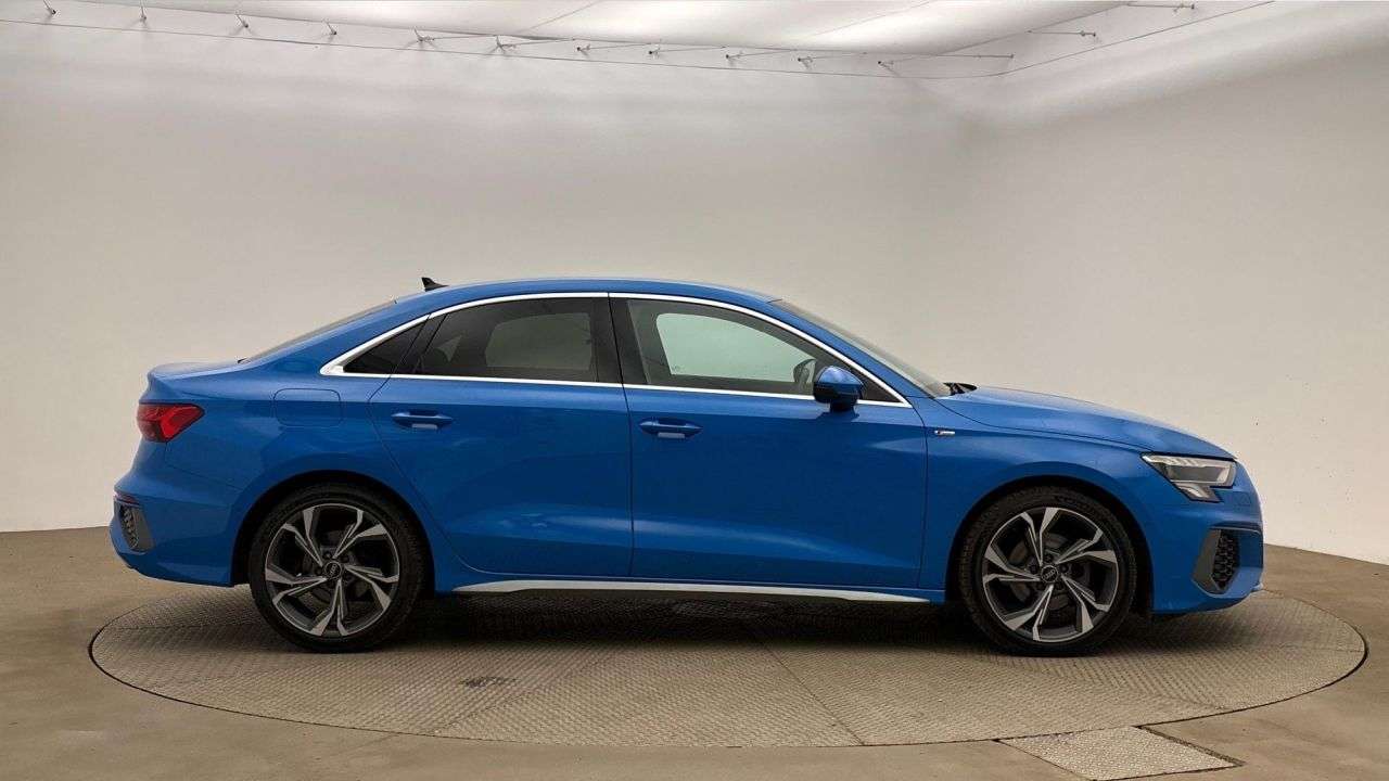 A 2022 AUDI A3 1.0 TFSI 30 S line Saloon 4dr Petrol Manual Euro 6 (s/s) (110 ps) A 2022 AUDI A3 1.0 TFSI 30 S line Saloon 4dr Petrol Manual Euro 6 (s/s) (110 ps)