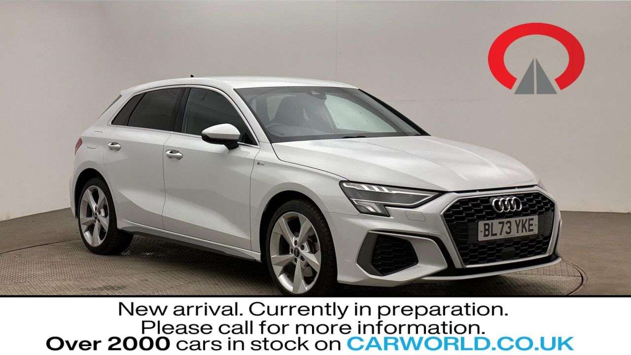A 2024 AUDI A3 1.4 TFSIe 40 S line Sportback 5dr Petrol Plug-in Hybrid S Tronic Euro 6 (s/ A 2024 AUDI A3 1.4 TFSIe 40 S line Sportback 5dr Petrol Plug-in Hybrid S Tronic Euro 6 (s/