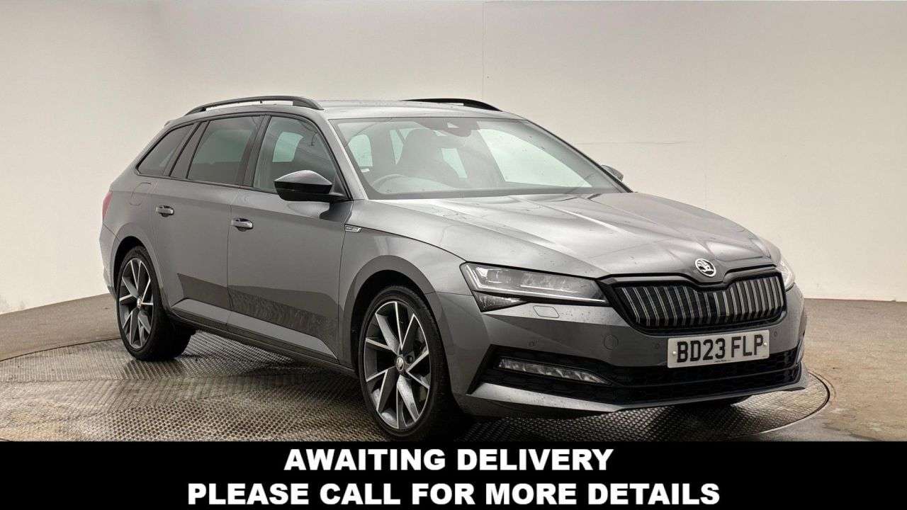 A 2023 SKODA SUPERB 1.4 TSI iV 13kWh SportLine Plus Estate 5dr Petrol Plug-in Hybrid DSG Euro 6 A 2023 SKODA SUPERB 1.4 TSI iV 13kWh SportLine Plus Estate 5dr Petrol Plug-in Hybrid DSG Euro 6