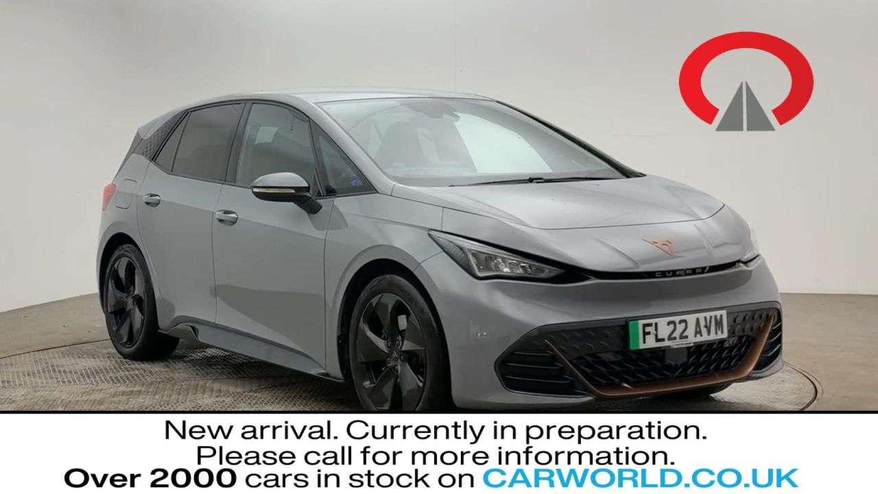 A 2022 CUPRA BORN 58kWh V2 Hatchback 5dr Electric Auto (204 ps) A 2022 CUPRA BORN 58kWh V2 Hatchback 5dr Electric Auto (204 ps)