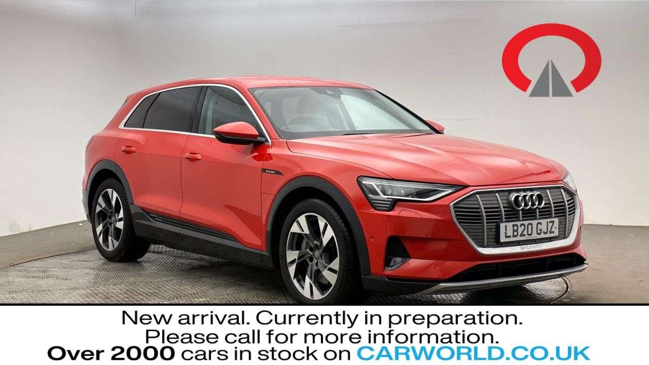 A 2020 AUDI E-TRON 55 SUV 5dr Electric Auto quattro 95kWh (408 ps) A 2020 AUDI E-TRON 55 SUV 5dr Electric Auto quattro 95kWh (408 ps)