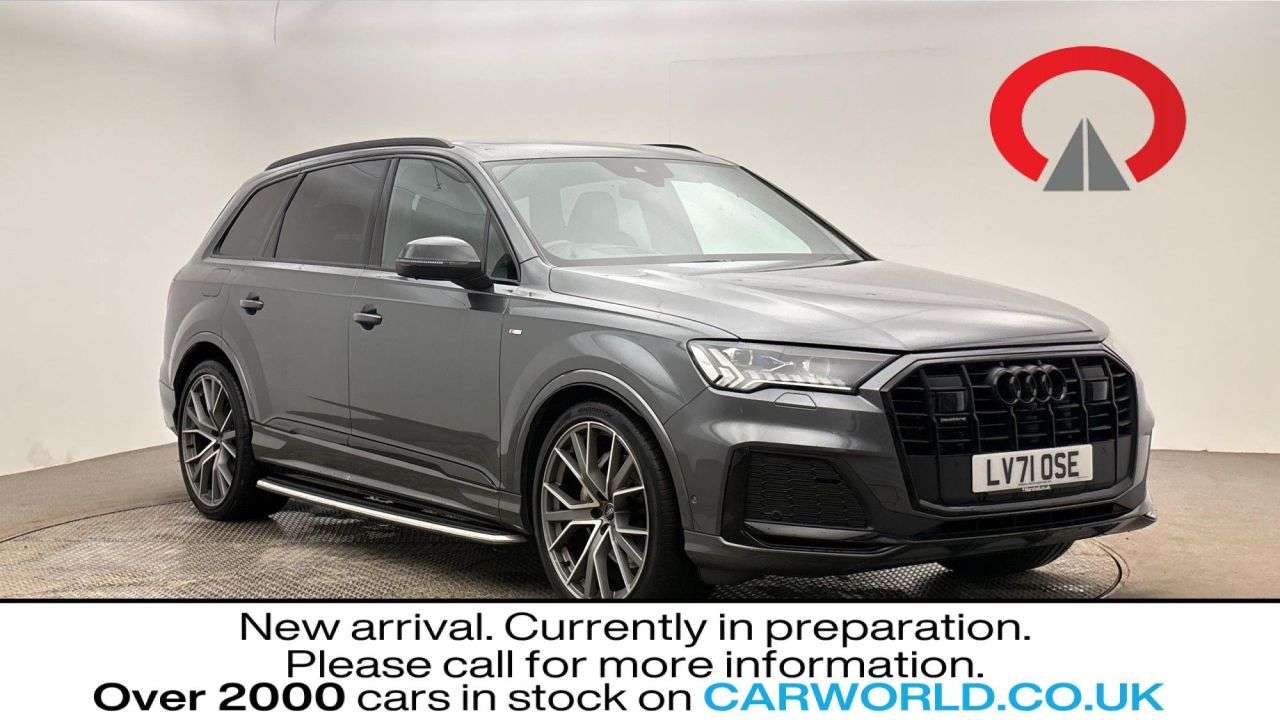 A 2022 AUDI Q7 3.0 TFSI V6 55 Vorsprung SUV 5dr Petrol Tiptronic quattro Euro 6 (s/s) (340 A 2022 AUDI Q7 3.0 TFSI V6 55 Vorsprung SUV 5dr Petrol Tiptronic quattro Euro 6 (s/s) (340