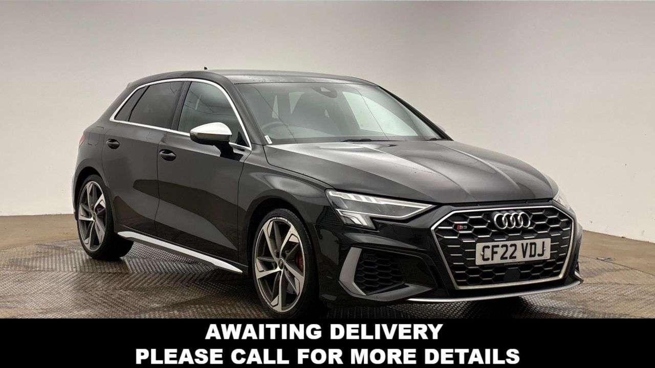 A 2022 AUDI S3 2.0 TFSI Sportback 5dr Petrol S Tronic quattro Euro 6 (s/s) (310 ps) A 2022 AUDI S3 2.0 TFSI Sportback 5dr Petrol S Tronic quattro Euro 6 (s/s) (310 ps)