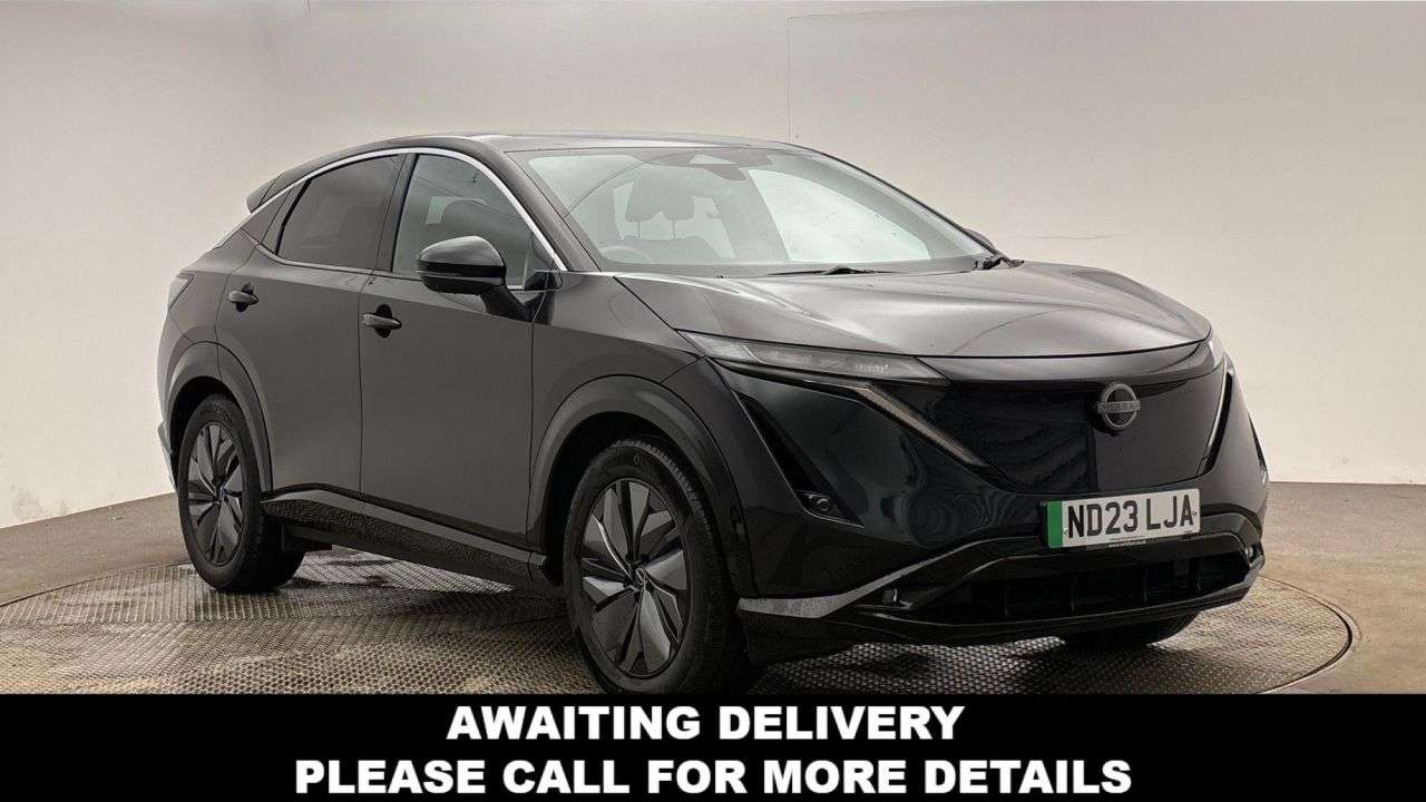 A 2023 NISSAN ARIYA 63kWh Advance SUV 5dr Electric Auto 7.4kW Charger (217 ps) A 2023 NISSAN ARIYA 63kWh Advance SUV 5dr Electric Auto 7.4kW Charger (217 ps)