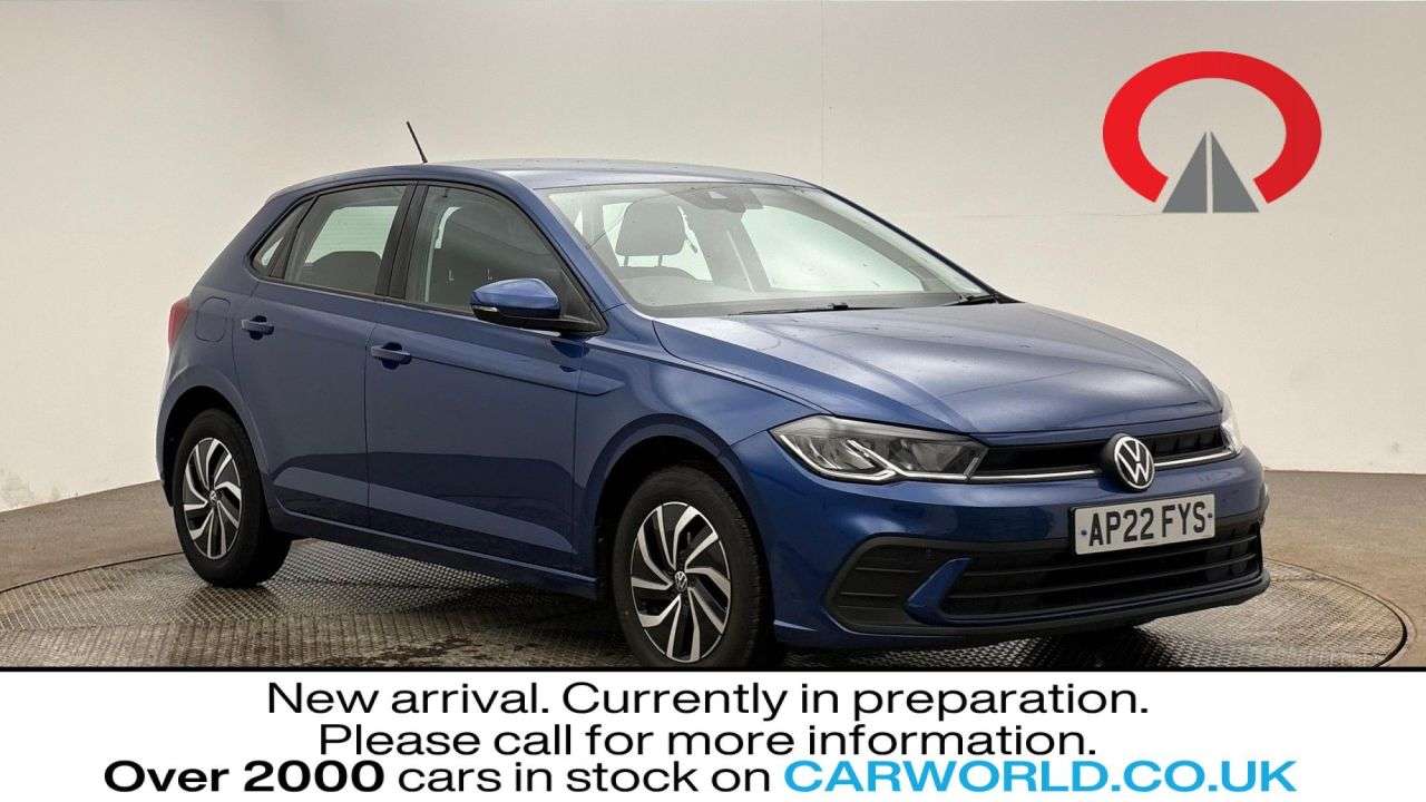 A 2022 VOLKSWAGEN POLO 1.0 TSI Life Hatchback 5dr Petrol DSG Euro 6 (s/s) (95 ps) A 2022 VOLKSWAGEN POLO 1.0 TSI Life Hatchback 5dr Petrol DSG Euro 6 (s/s) (95 ps)
