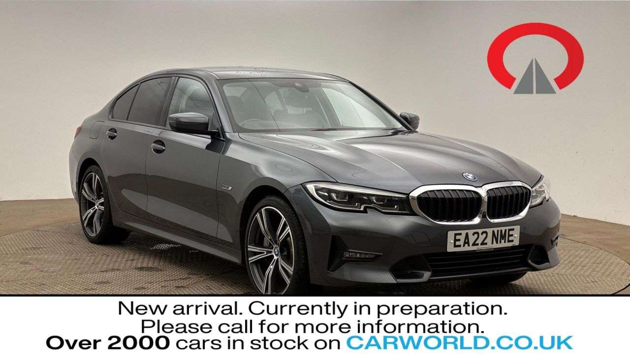 A 2022 BMW 3 SERIES 2.0 330e 12kWh Sport Pro Saloon 4dr Petrol Plug-in Hybrid Auto xDrive Euro A 2022 BMW 3 SERIES 2.0 330e 12kWh Sport Pro Saloon 4dr Petrol Plug-in Hybrid Auto xDrive Euro