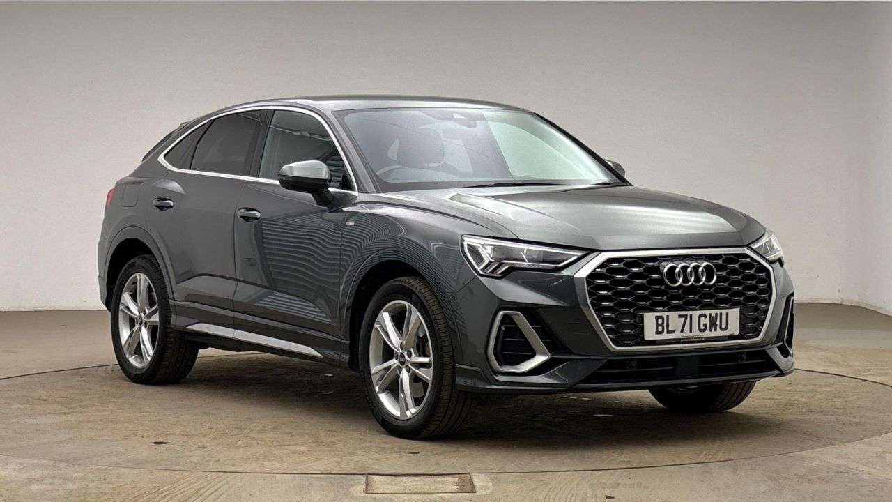 A 2022 AUDI Q3 1.4 TFSIe 45 S line Sportback 5dr Petrol Plug-in Hybrid S Tronic Euro 6 (s/ A 2022 AUDI Q3 1.4 TFSIe 45 S line Sportback 5dr Petrol Plug-in Hybrid S Tronic Euro 6 (s/