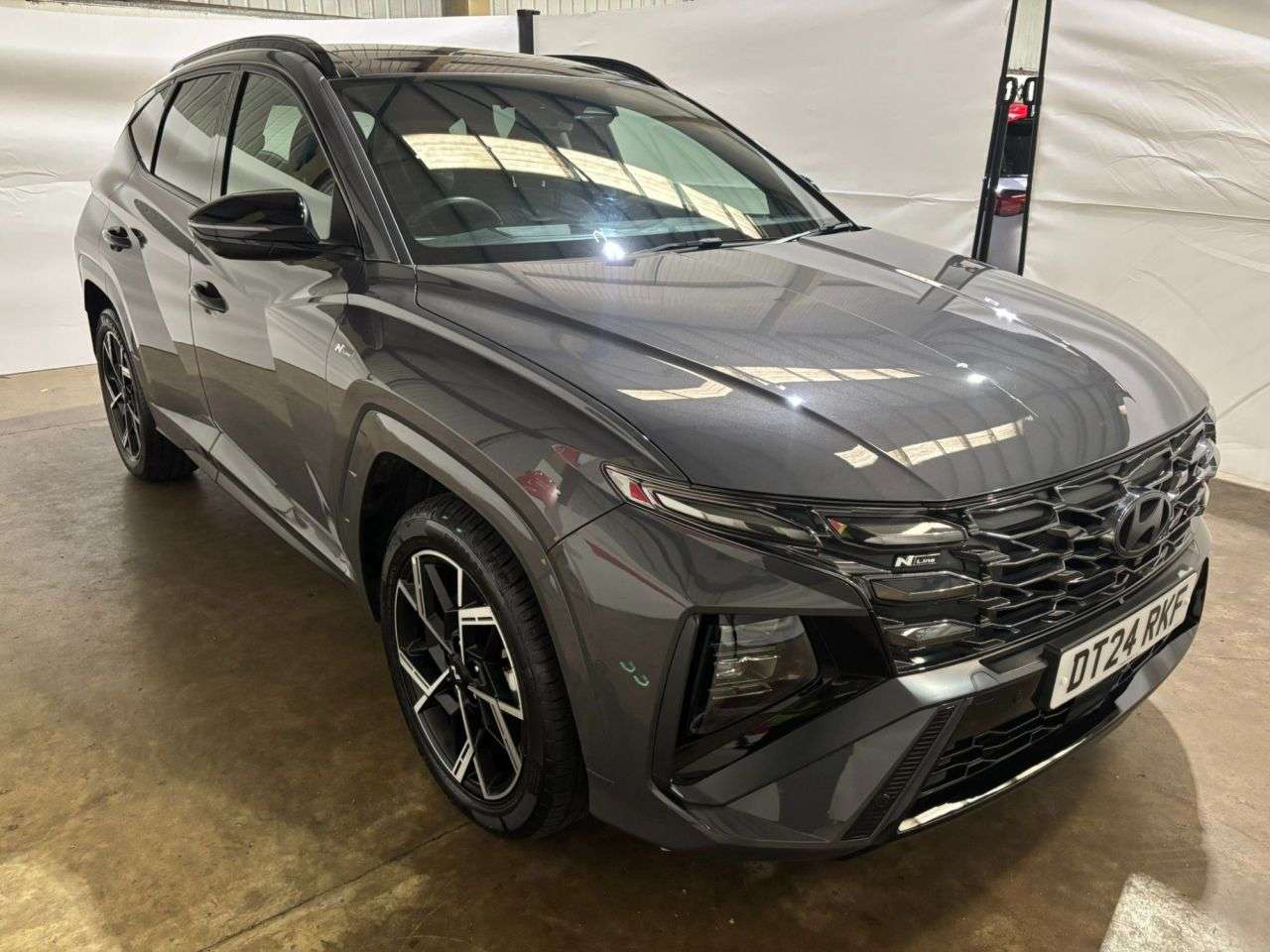 A 2024 HYUNDAI TUCSON 1.6 T-GDi N Line S SUV 5dr Petrol Hybrid Auto Euro 6 (s/s) (215 ps) A 2024 HYUNDAI TUCSON 1.6 T-GDi N Line S SUV 5dr Petrol Hybrid Auto Euro 6 (s/s) (215 ps)