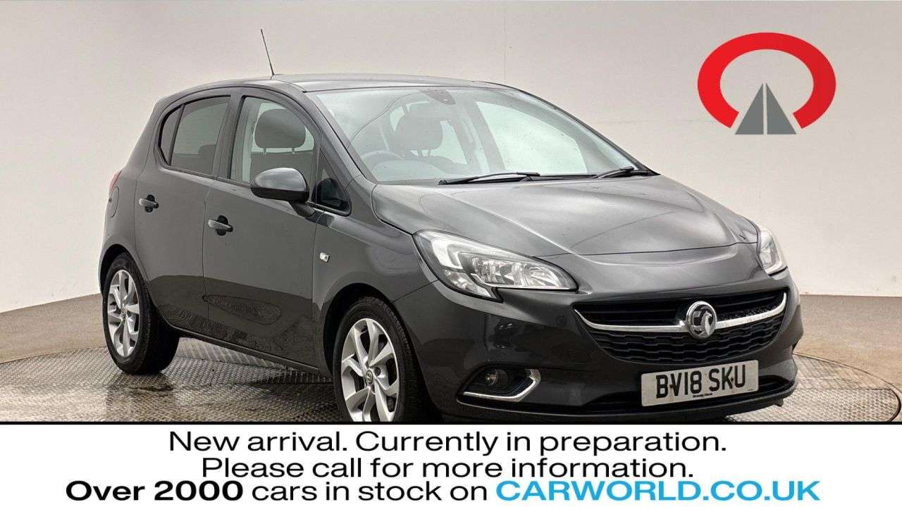 A 2018 VAUXHALL CORSA 1.4i ecoTEC SRi Hatchback 5dr Petrol Manual Euro 6 (90 ps) A 2018 VAUXHALL CORSA 1.4i ecoTEC SRi Hatchback 5dr Petrol Manual Euro 6 (90 ps)