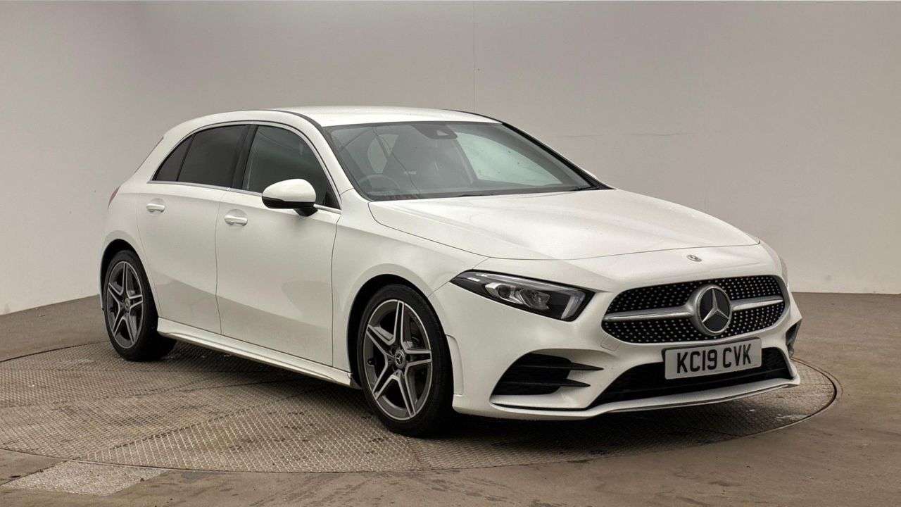 A 2019 MERCEDES-BENZ A CLASS 1.3 A180 AMG Line Hatchback 5dr Petrol Manual Euro 6 (s/s) (136 ps) A 2019 MERCEDES-BENZ A CLASS 1.3 A180 AMG Line Hatchback 5dr Petrol Manual Euro 6 (s/s) (136 ps)