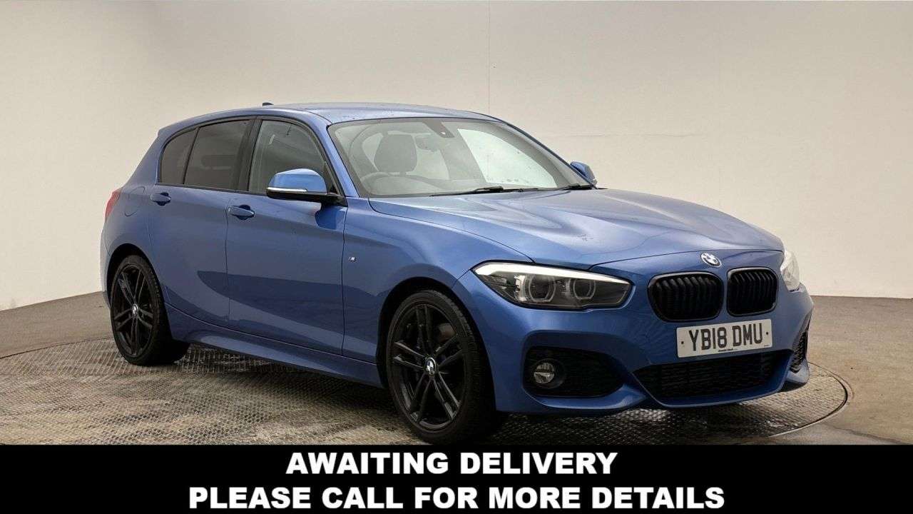 A 2018 BMW 1 SERIES 1.5 118i M Sport Shadow Edition Hatchback 5dr Petrol Manual Euro 6 (s/s) (1 A 2018 BMW 1 SERIES 1.5 118i M Sport Shadow Edition Hatchback 5dr Petrol Manual Euro 6 (s/s) (1