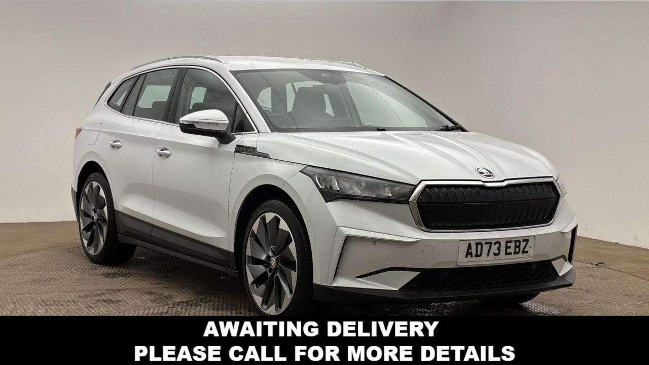 A 2023 SKODA ENYAQ iV 82kWh 80 SUV 5dr Electric Auto (DC135kW) (204 ps) A 2023 SKODA ENYAQ iV 82kWh 80 SUV 5dr Electric Auto (DC135kW) (204 ps)