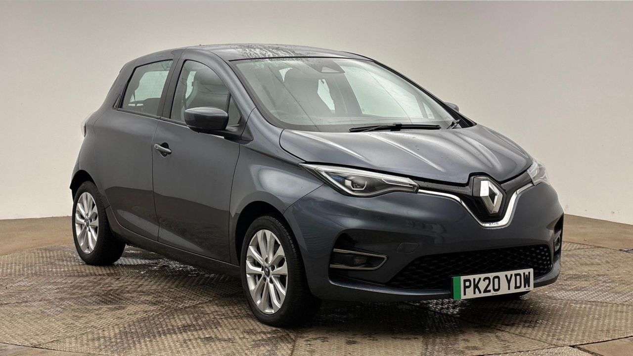 A 2020 RENAULT ZOE R135 52kWh Iconic Hatchback 5dr Electric Auto (i, Rapid Charge) (134 bhp) A 2020 RENAULT ZOE R135 52kWh Iconic Hatchback 5dr Electric Auto (i, Rapid Charge) (134 bhp)