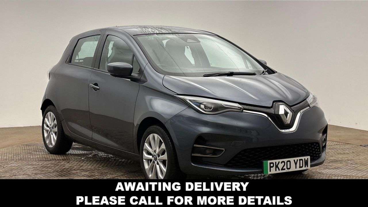 A 2020 RENAULT ZOE R135 52kWh Iconic Hatchback 5dr Electric Auto (i, Rapid Charge) (134 bhp) A 2020 RENAULT ZOE R135 52kWh Iconic Hatchback 5dr Electric Auto (i, Rapid Charge) (134 bhp)