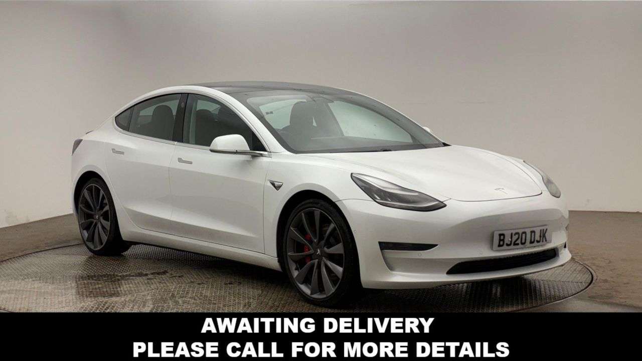 A 2020 TESLA MODEL 3 (Dual Motor) Performance Saloon 4dr Electric Auto 4WDE (Performance Upgrade A 2020 TESLA MODEL 3 (Dual Motor) Performance Saloon 4dr Electric Auto 4WDE (Performance Upgrade