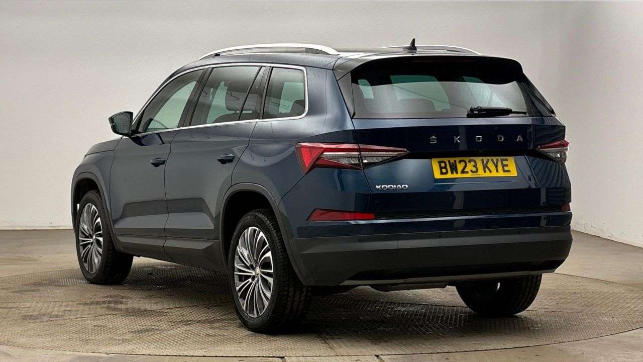 A 2023 SKODA KODIAQ 2.0 TDI SE L Executive SUV 5dr Diesel DSG Euro 6 (s/s) (7 Seat) (150 ps) A 2023 SKODA KODIAQ 2.0 TDI SE L Executive SUV 5dr Diesel DSG Euro 6 (s/s) (7 Seat) (150 ps)