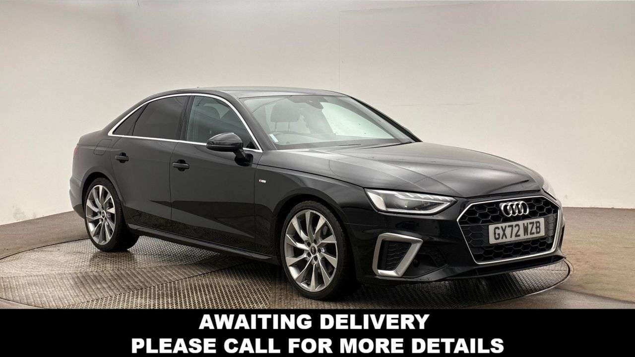 A 2022 AUDI A4 2.0 TDI 35 S line Saloon 4dr Diesel S Tronic Euro 6 (s/s) (163 ps) A 2022 AUDI A4 2.0 TDI 35 S line Saloon 4dr Diesel S Tronic Euro 6 (s/s) (163 ps)