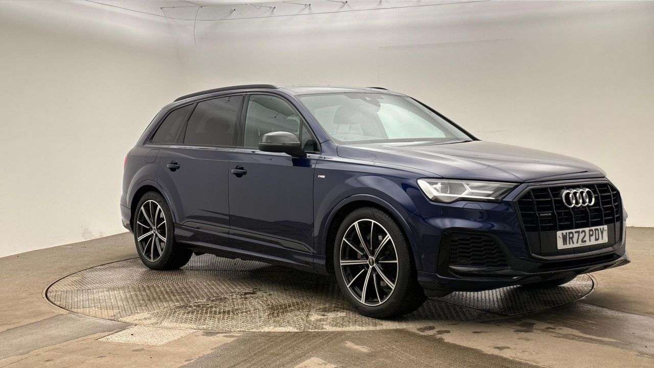 A 2022 AUDI Q7 3.0 TFSI V6 55 Black Edition SUV 5dr Petrol Tiptronic quattro Euro 6 (s/s) A 2022 AUDI Q7 3.0 TFSI V6 55 Black Edition SUV 5dr Petrol Tiptronic quattro Euro 6 (s/s)