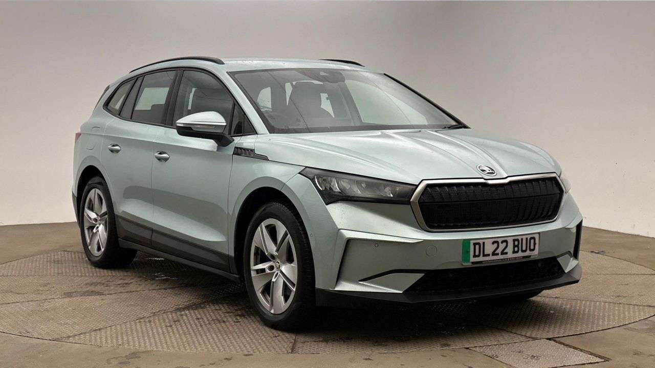 A 2022 SKODA ENYAQ iV 62kWh 60 SUV 5dr Electric Auto (DC120kW) (179 ps) A 2022 SKODA ENYAQ iV 62kWh 60 SUV 5dr Electric Auto (DC120kW) (179 ps)