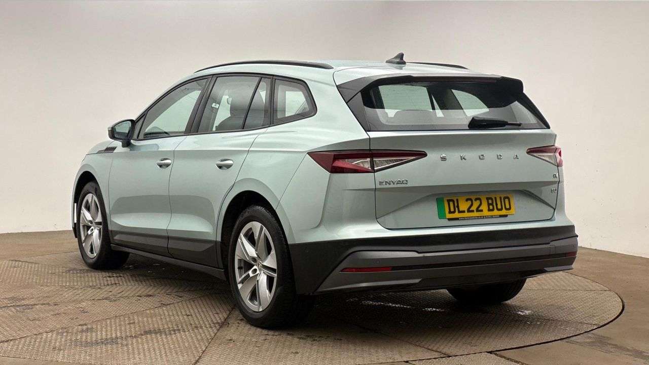 A 2022 SKODA ENYAQ iV 62kWh 60 SUV 5dr Electric Auto (DC120kW) (179 ps) A 2022 SKODA ENYAQ iV 62kWh 60 SUV 5dr Electric Auto (DC120kW) (179 ps)