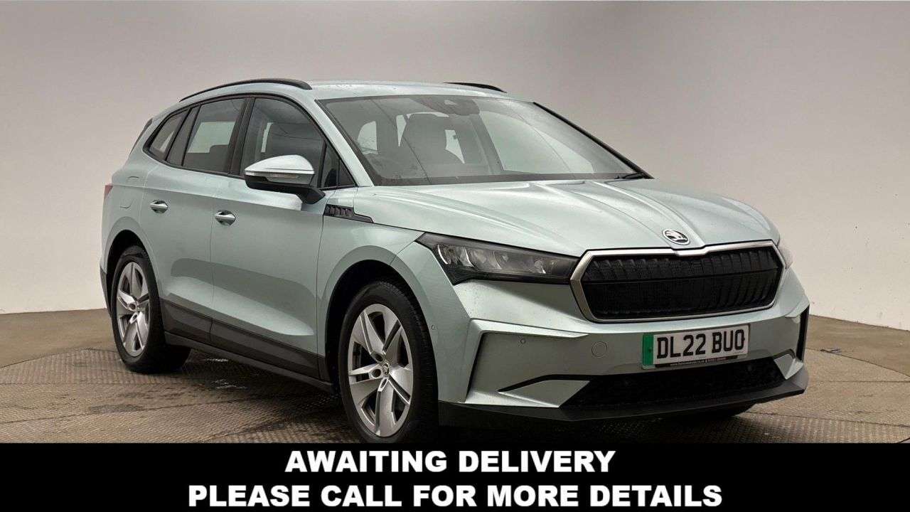 A 2022 SKODA ENYAQ iV 62kWh 60 SUV 5dr Electric Auto (DC120kW) (179 ps) A 2022 SKODA ENYAQ iV 62kWh 60 SUV 5dr Electric Auto (DC120kW) (179 ps)