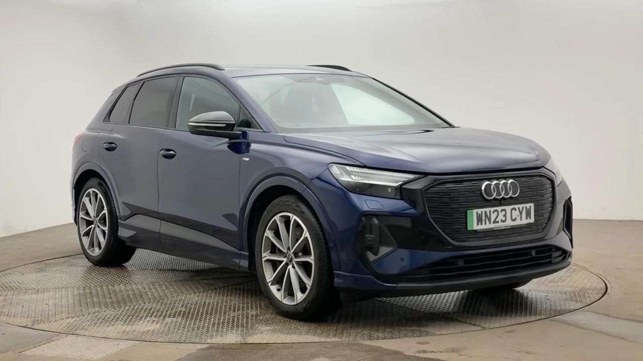 A 2023 AUDI Q4 E-TRON 40 Edition 1 SUV 5dr Electric Auto 82kWh (204 ps) A 2023 AUDI Q4 E-TRON 40 Edition 1 SUV 5dr Electric Auto 82kWh (204 ps)