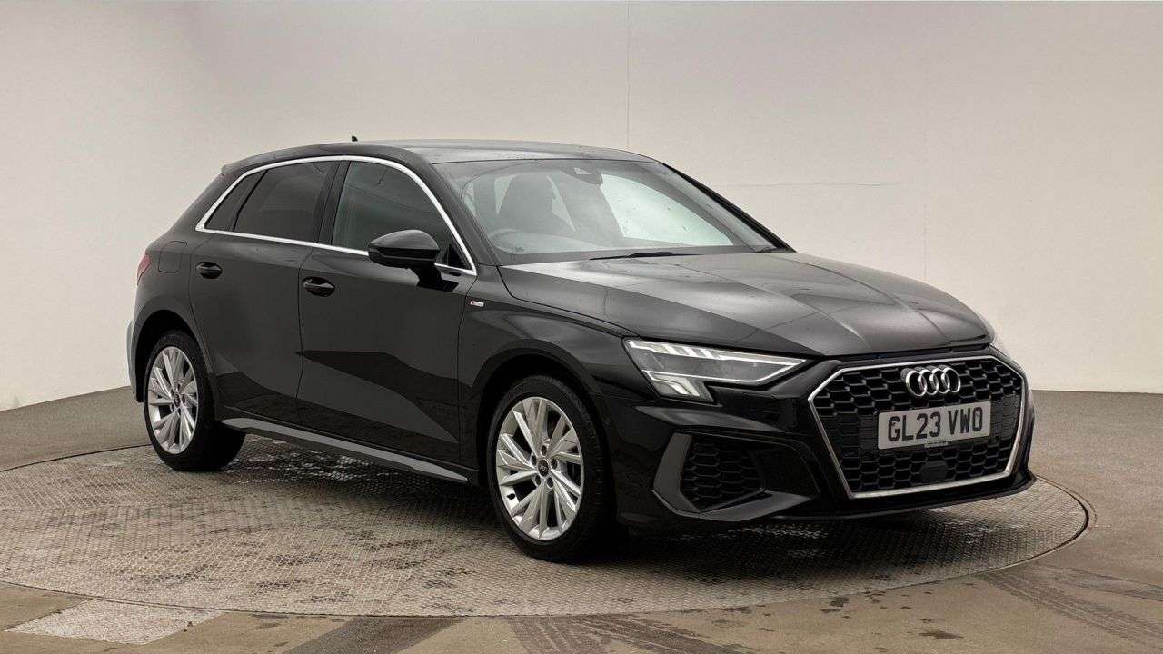 A 2023 AUDI A3 1.4 TFSIe 40 S line Sportback 5dr Petrol Plug-in Hybrid S Tronic Euro 6 (s/ A 2023 AUDI A3 1.4 TFSIe 40 S line Sportback 5dr Petrol Plug-in Hybrid S Tronic Euro 6 (s/