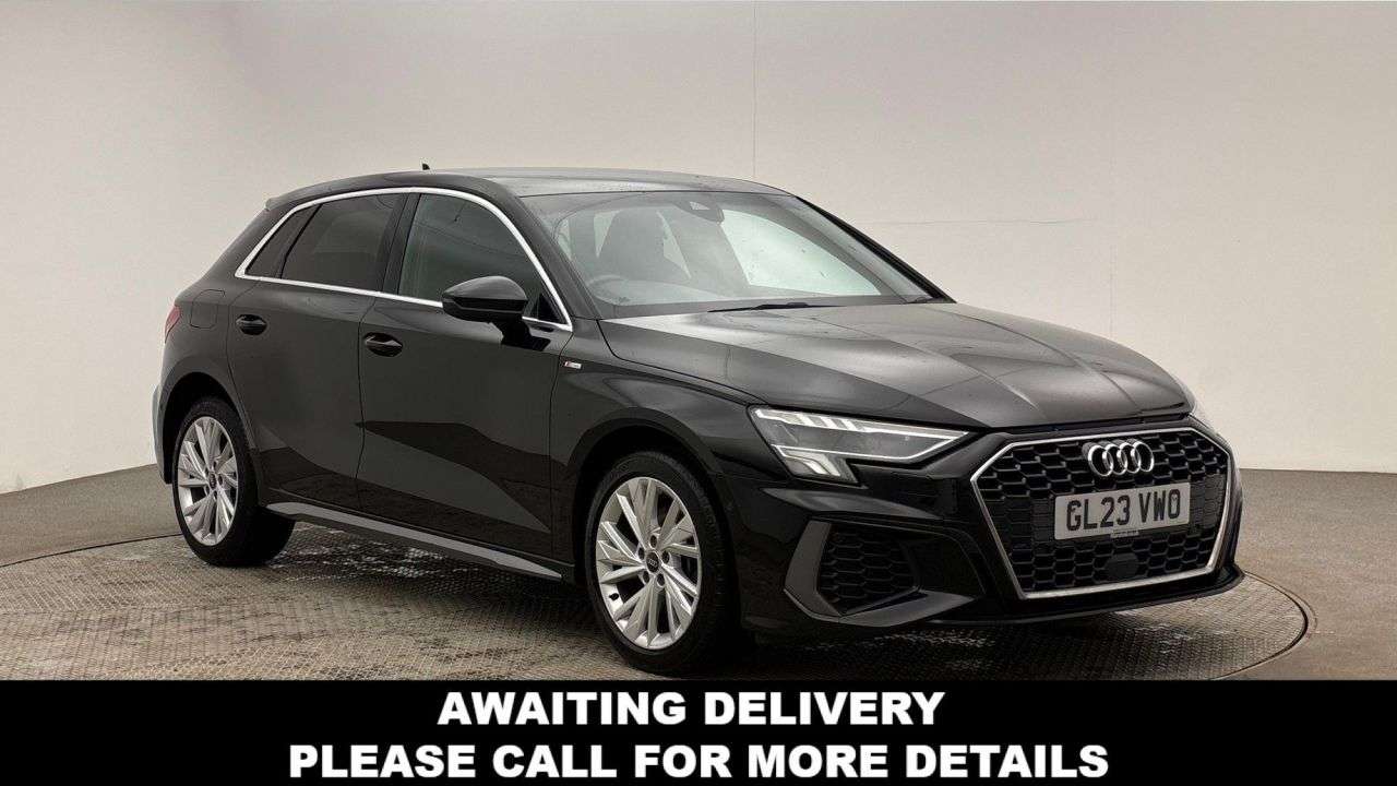 A 2023 AUDI A3 1.4 TFSIe 40 S line Sportback 5dr Petrol Plug-in Hybrid S Tronic Euro 6 (s/ A 2023 AUDI A3 1.4 TFSIe 40 S line Sportback 5dr Petrol Plug-in Hybrid S Tronic Euro 6 (s/