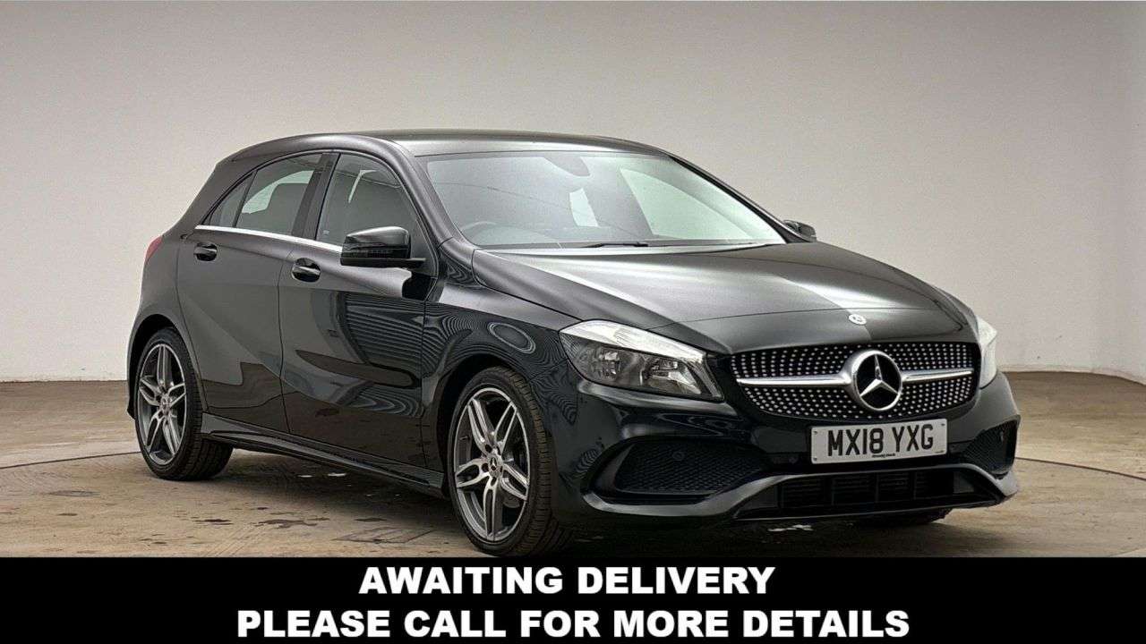 A 2018 MERCEDES-BENZ A CLASS 1.5 A180d AMG Line Hatchback 5dr Diesel 7G-DCT Euro 6 (s/s) (109 ps) A 2018 MERCEDES-BENZ A CLASS 1.5 A180d AMG Line Hatchback 5dr Diesel 7G-DCT Euro 6 (s/s) (109 ps)