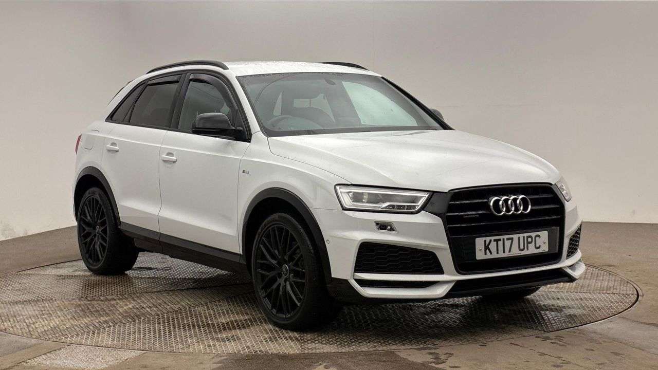 A 2017 AUDI Q3 2.0 TDI Black Edition SUV 5dr Diesel S Tronic quattro Euro 6 (s/s) (150 ps) A 2017 AUDI Q3 2.0 TDI Black Edition SUV 5dr Diesel S Tronic quattro Euro 6 (s/s) (150 ps)